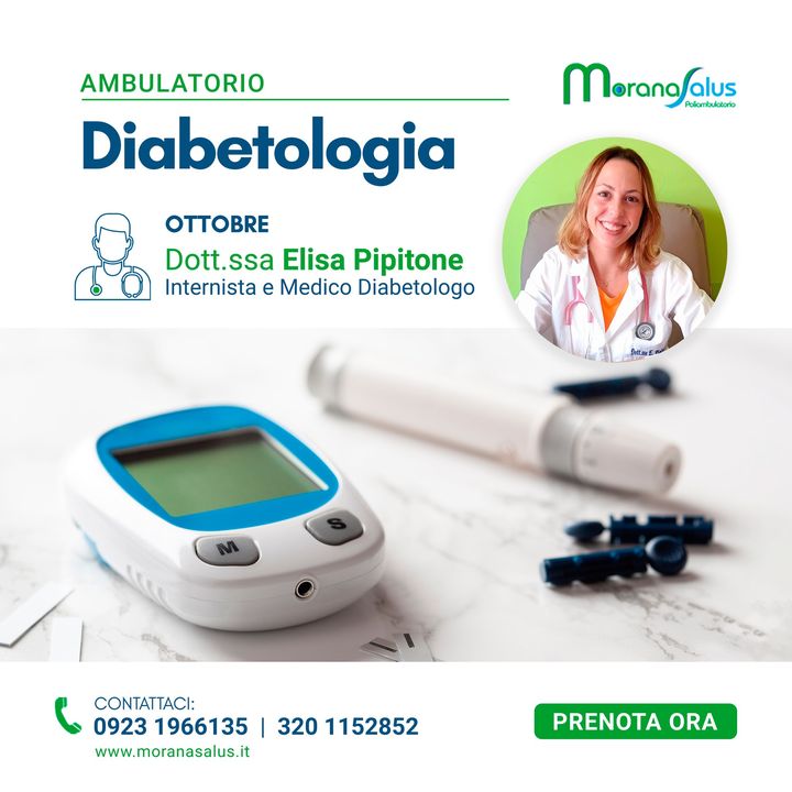 Presentiamo la Dott.ssa Elisa Pipitone, nuovo Medico Internista e Diabetologo.