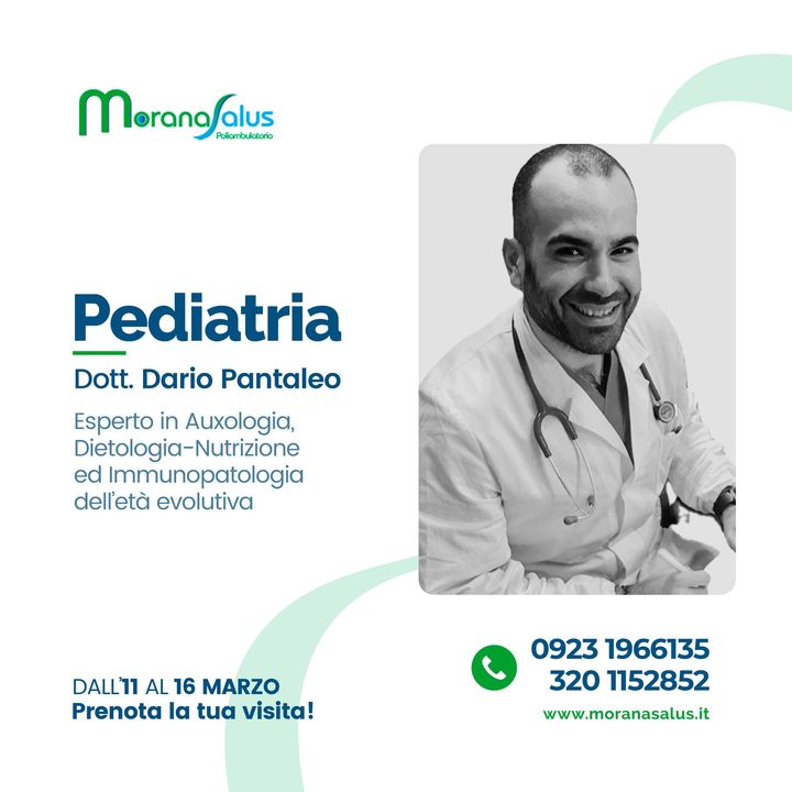 Presentiamo il Dott. Dario Pantaleo, Esperto in Auxologia, Dietologia-Nutrizione ed