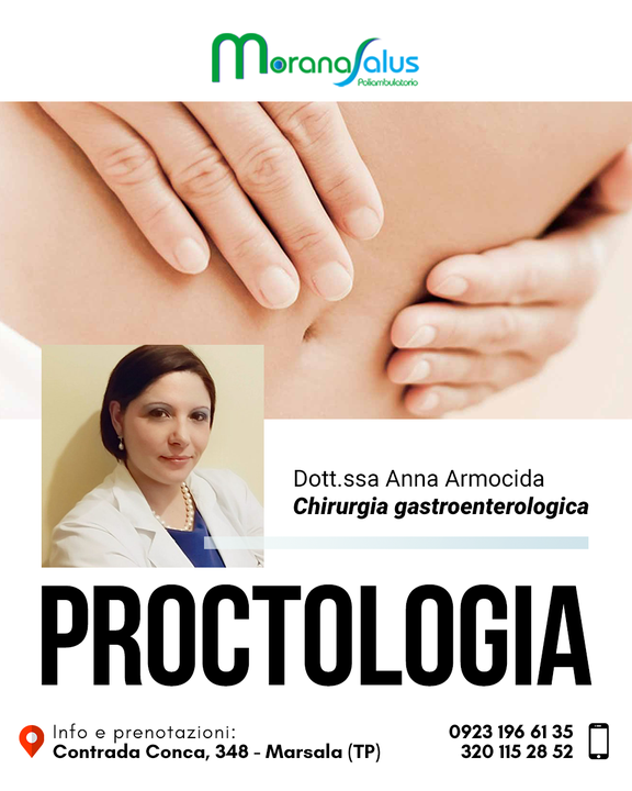 La proctologia è il ramo della gastroenterologia dedicato allo studio dell'intestino retto.