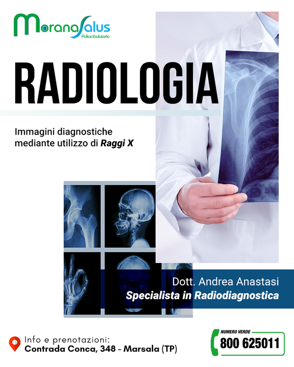 La #Radiologia è la branca della medicina che si occupa di fornire #immagini (vere, ricostruite o virtuali) dell’interno del paziente, mediante l’uso di #RaggiX, allo scopo di fornire informazioni utili sulla salute del paziente. 