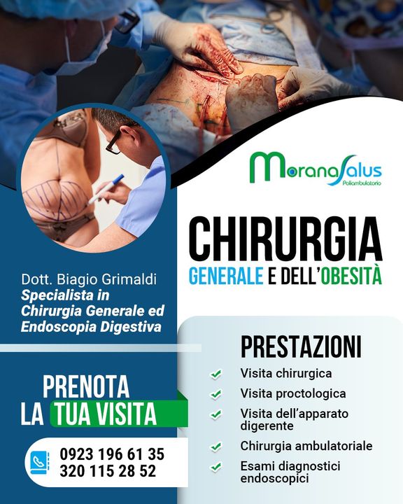 Prenota adesso la tua #visita #specialistica con il Dott. Biagio Grimaldi, specialista in #Chirurgia Generale ed Endoscopia Digestiva!
