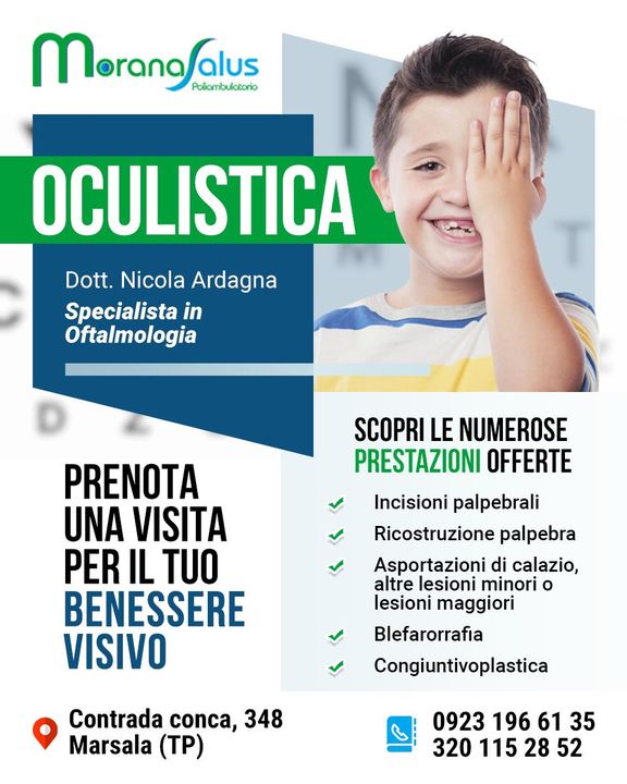 Prenota adesso la tua #visita #OCULISTICA con il Dott. Nicola Ardagna, specialista in #Oftalmologia! 🧐👨‍⚕️👁️