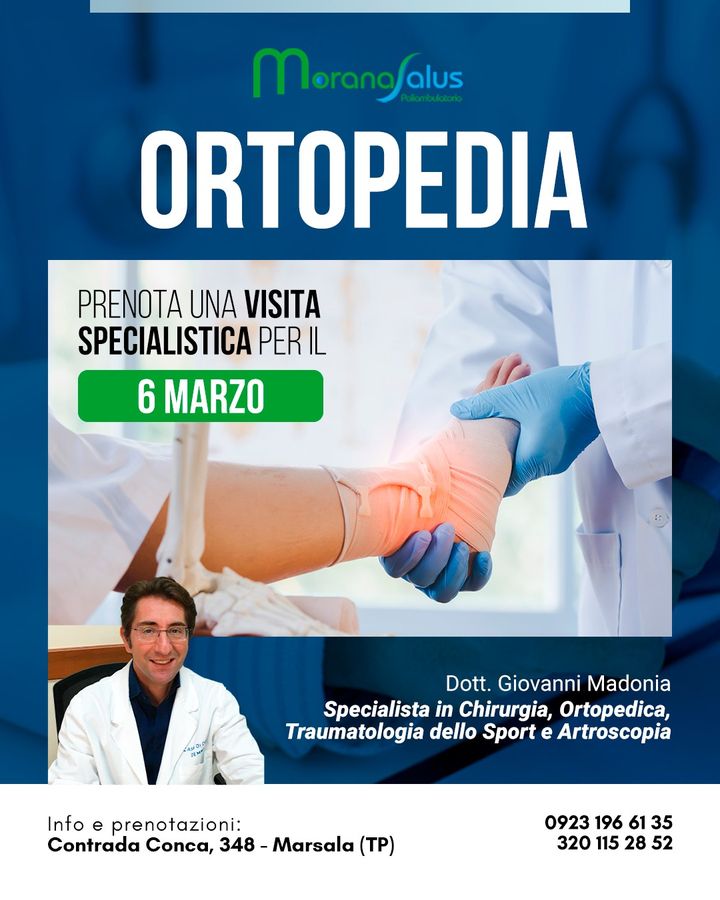 Prenota adesso la tua visita #ortopedica specialistica con il Dott.