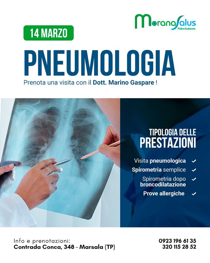 Prenota adesso la tua #visita #pneumologica specialistica con il Dott.