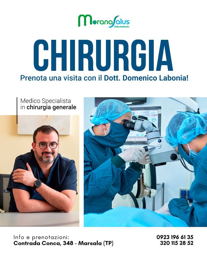 Presentiamo il nuovo Dott. Domenico Labonia, Medico-Chirurgo specializzato in Chirurgia