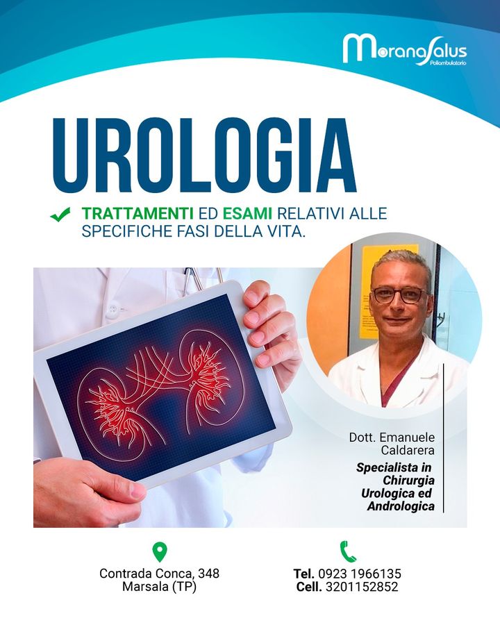 Il Dott. Emanuele Caldarera, Specialista in Chirurgia Urologica ed Andrologica,