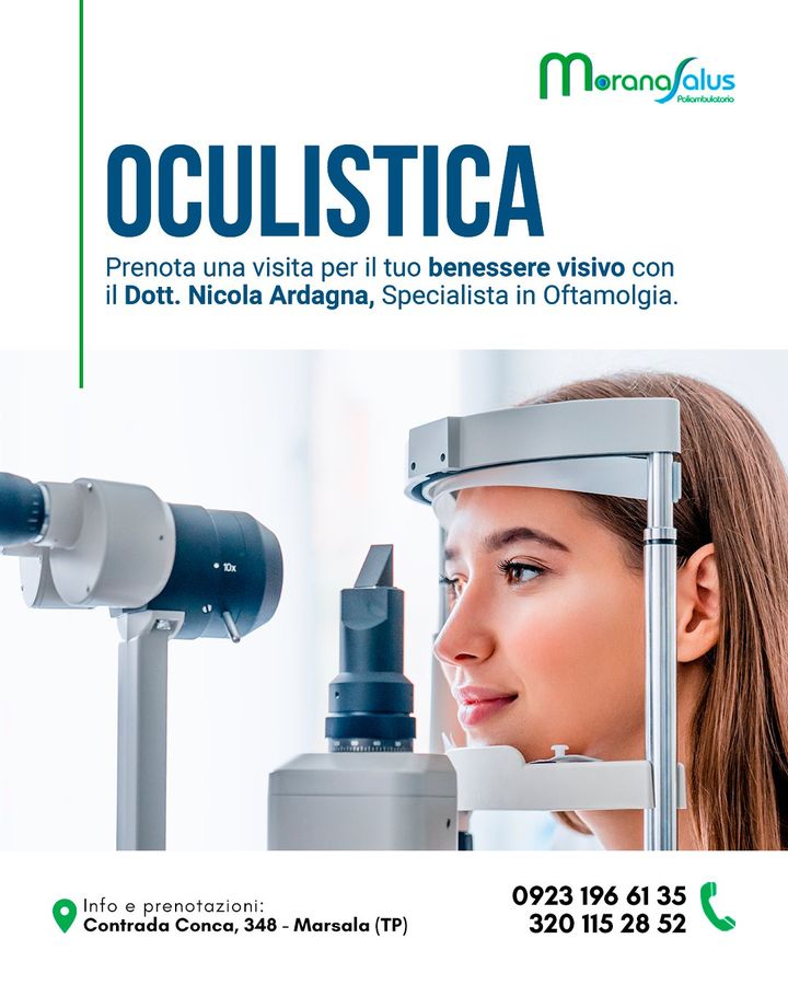 Prenota adesso la tua visita #oculistica con il Dott. Nicola