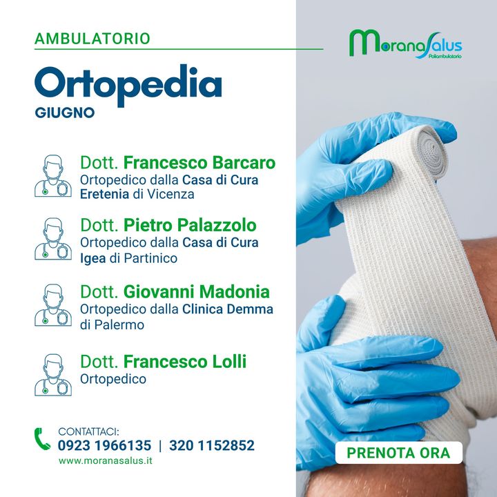 L'#ortopedia è la specialità medica che si occupa del trattamento
