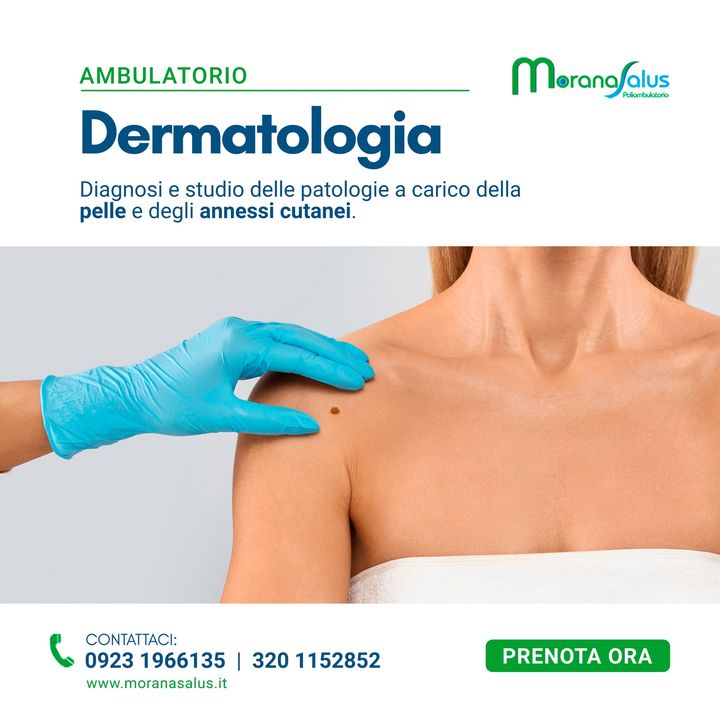 La #dermatologia è la branca della medicina che si occupa