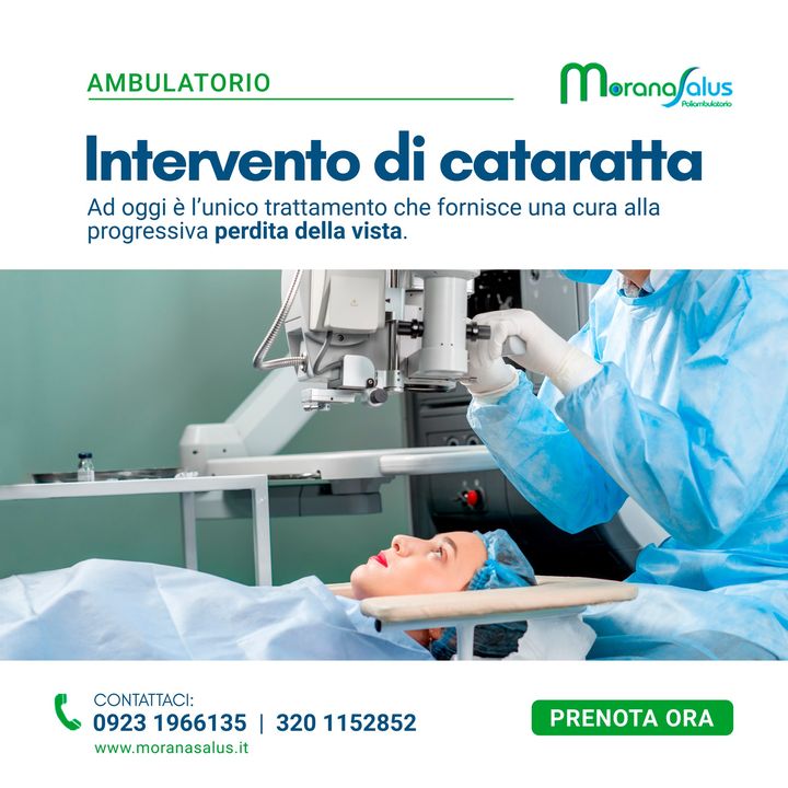 L' #intervento di #cataratta è l'unico trattamento disponibile per curare