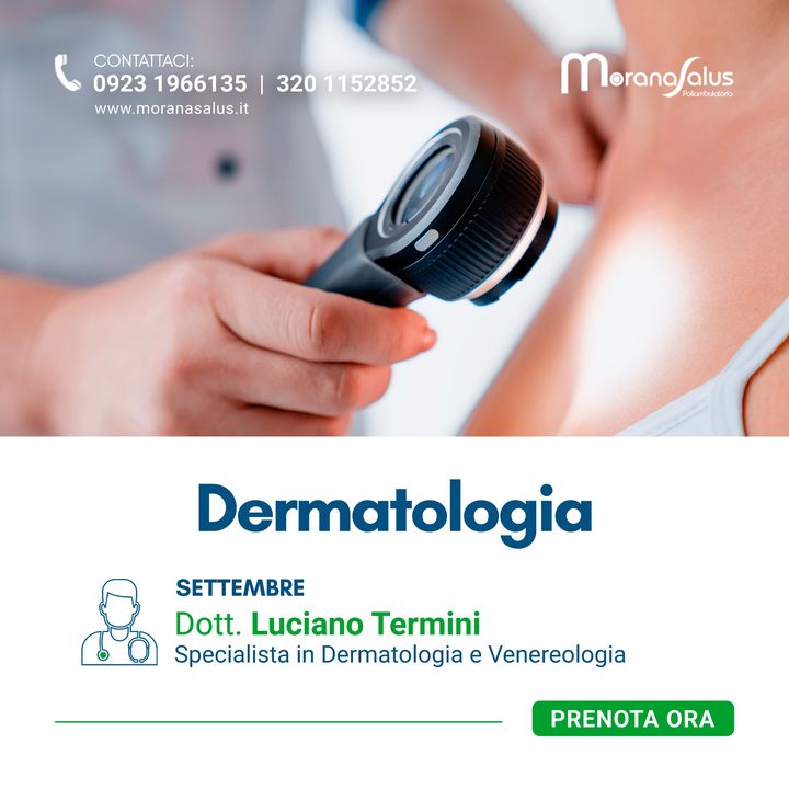 Prenditi cura della tua #pelle!

La #dermatologia è la specialità medica