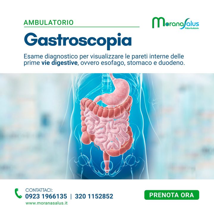 La #gastroscopia (o endoscopia digestiva) è un esame che diagnostica