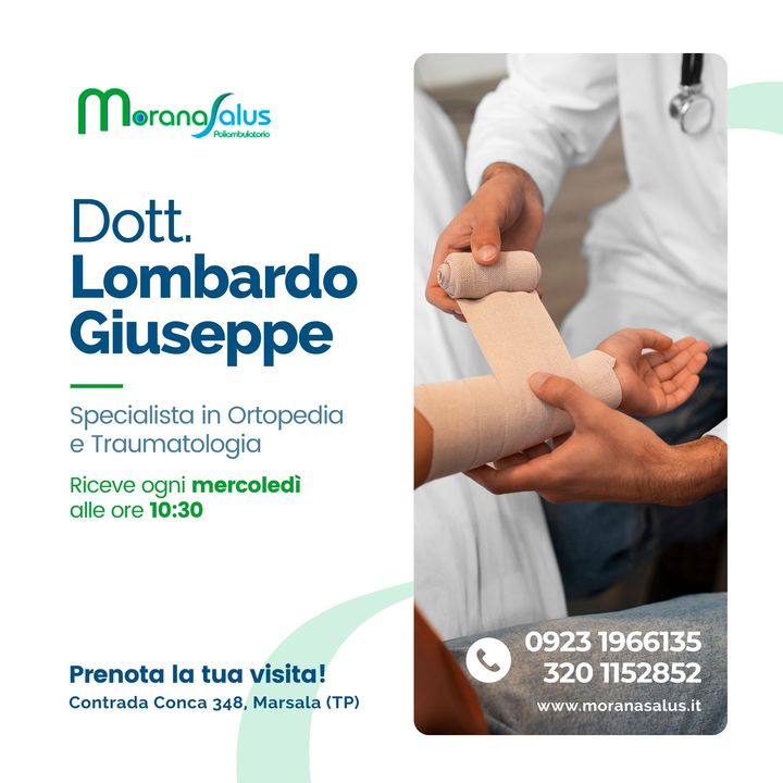 👨‍⚕️ Il 𝑫𝒐𝒕𝒕. 𝑳𝒐𝒎𝒃𝒂𝒓𝒅𝒐 𝑮𝒊𝒖𝒔𝒆𝒑𝒑𝒆, Specialista in Ortopedia e Traumatologia,
